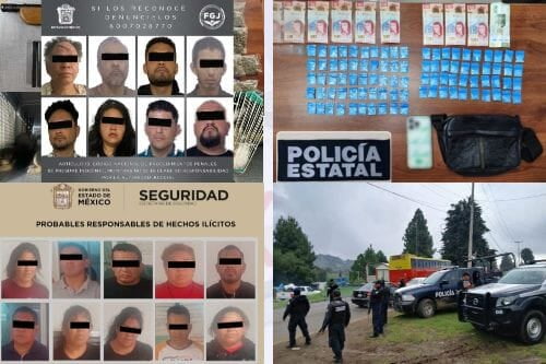 Tan sólo en agosto se logró la detención de 59 peligrosos delincuentes en Edomex